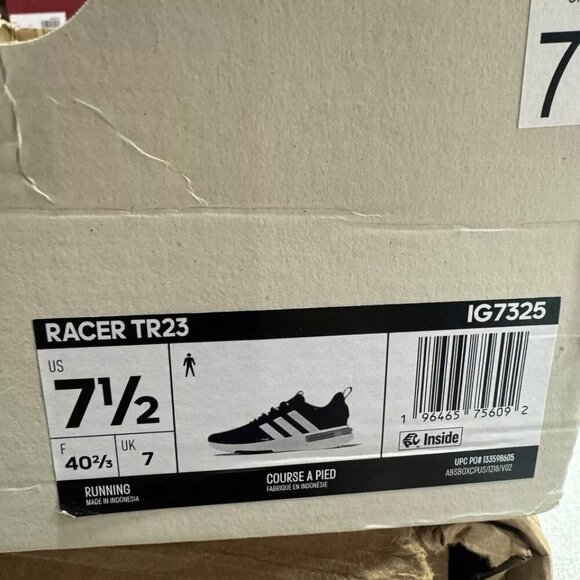 adidas Mens Racer TR23 Running Shoe Blue Size 7.5 M main image 5